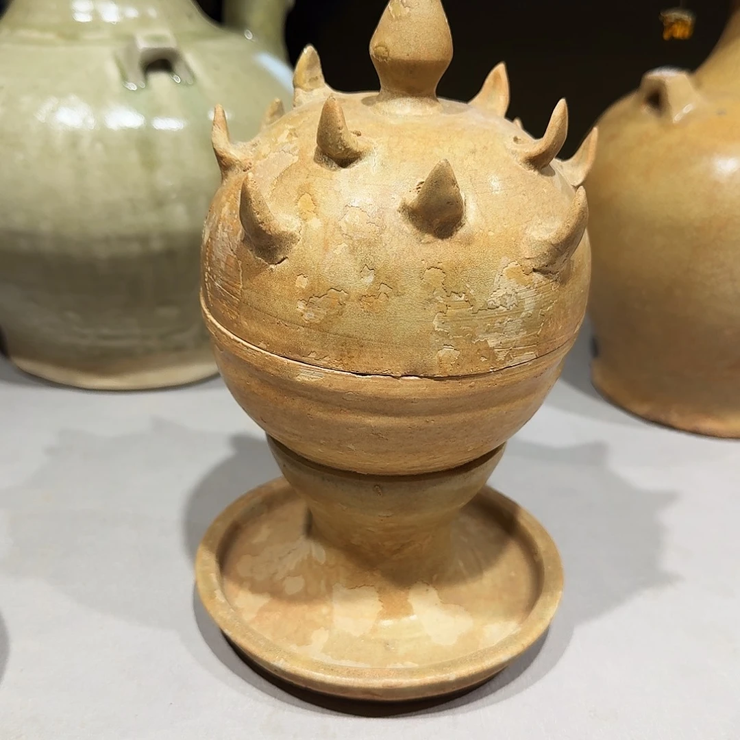 其他洪州窑青瓷塔型香薰炉