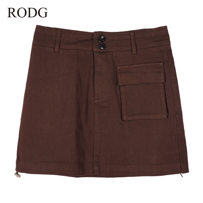 RODGR53QZ1098B短裙高腰半身裙显瘦短裙牛仔气质休闲半裙1098