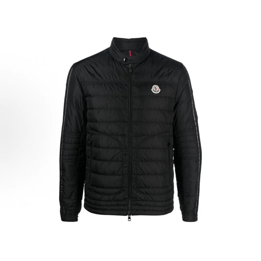 未使用 MONCLER 经典ALKAP刺绣徽标哑面立领羽绒外套