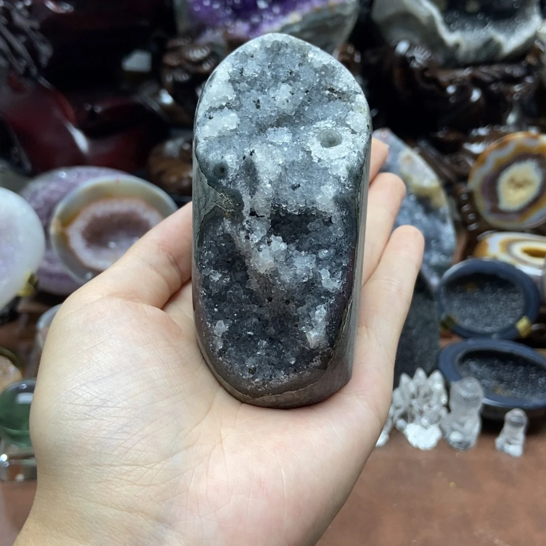 紫晶摆件未镶嵌水晶