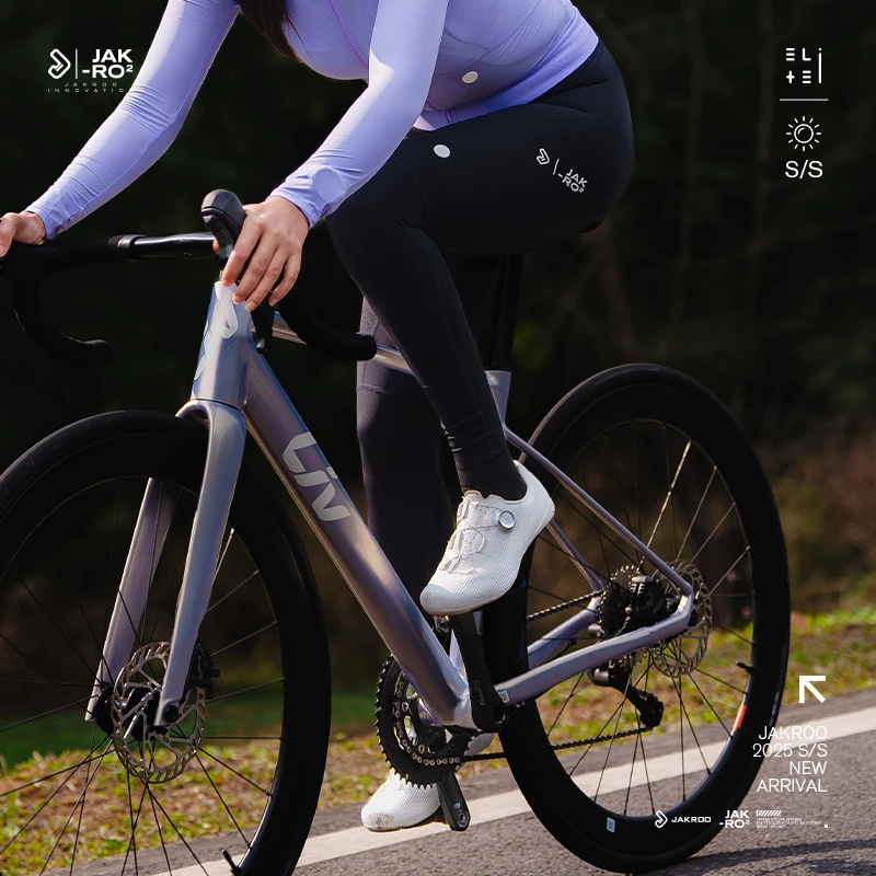 捷酷春夏新品ELITE C-lite女士竞技款双箭头垫裆骑行多色背带长裤