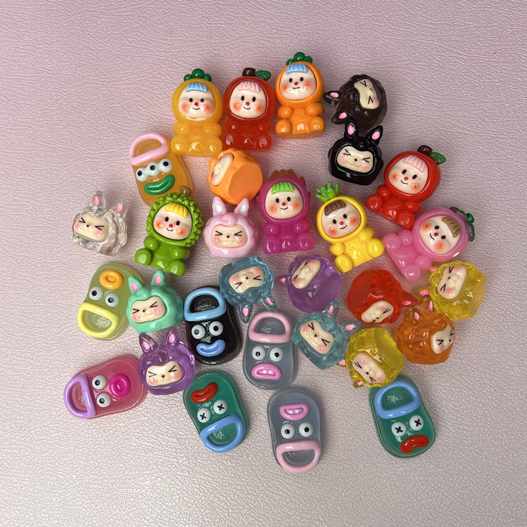 【diy推推乐】水果多妹夜光拖鞋夜光kk微景观摆件创意发光饰品配件