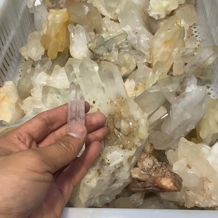 水晶水晶原石摆件未镶嵌一*迷