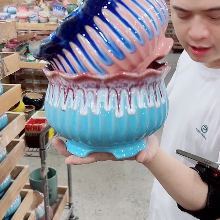 有孔，满10元发货多肉陶瓷花盆