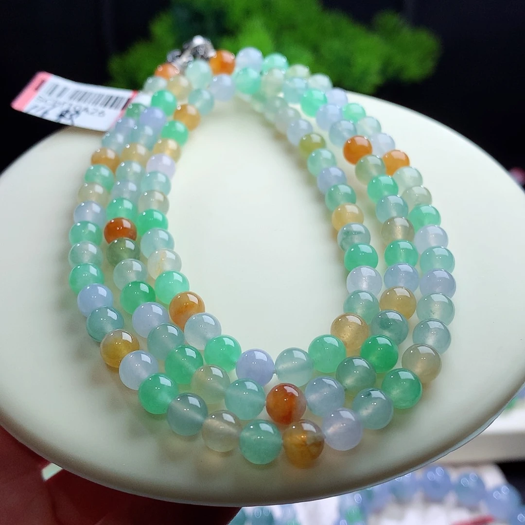 项链未镶嵌翡翠卡6mm