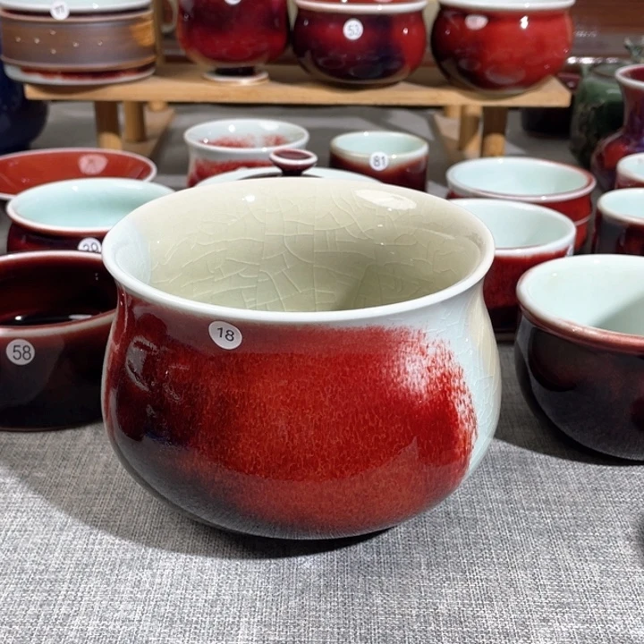 瓷片纯手工制作……微微瑕