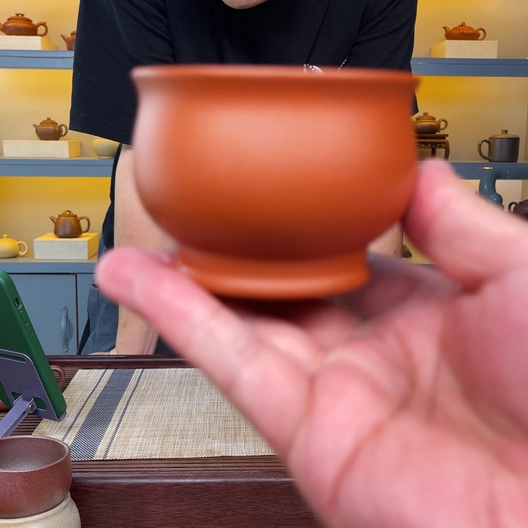 茶壶紫砂朱泥将军杯