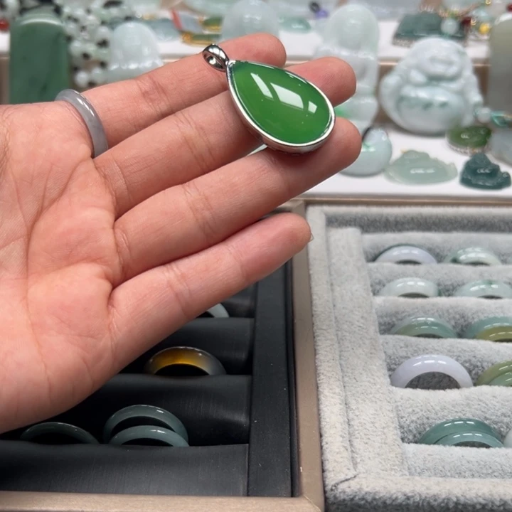 玛瑙/玉髓合金颈饰毛衣挂