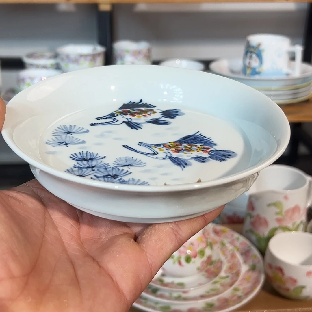 陶瓷景德镇高温釉下陶瓷6寸