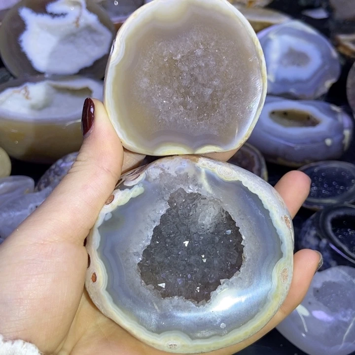 珠宝半成品未镶嵌水晶聚宝盆
