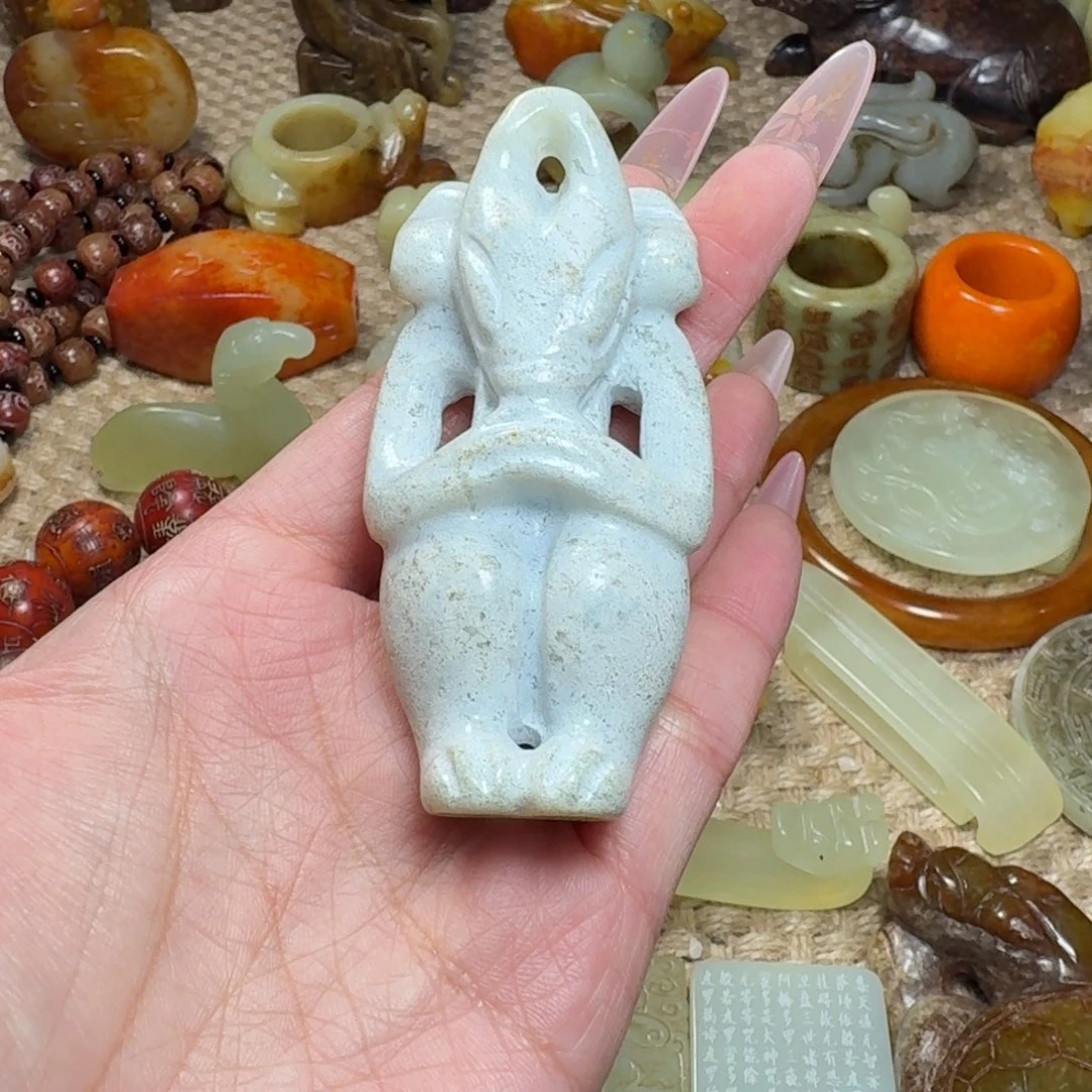 白玉菩提吊坠挂件