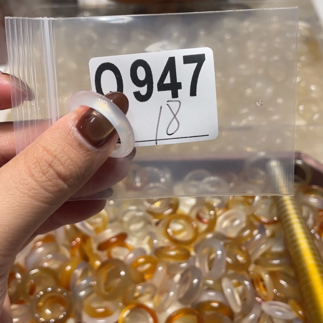 玛瑙/玉髓未镶嵌戒指947