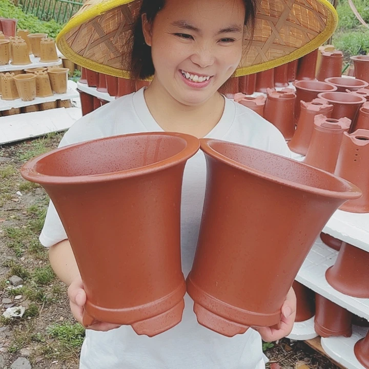 宜兴紫砂精品花盆