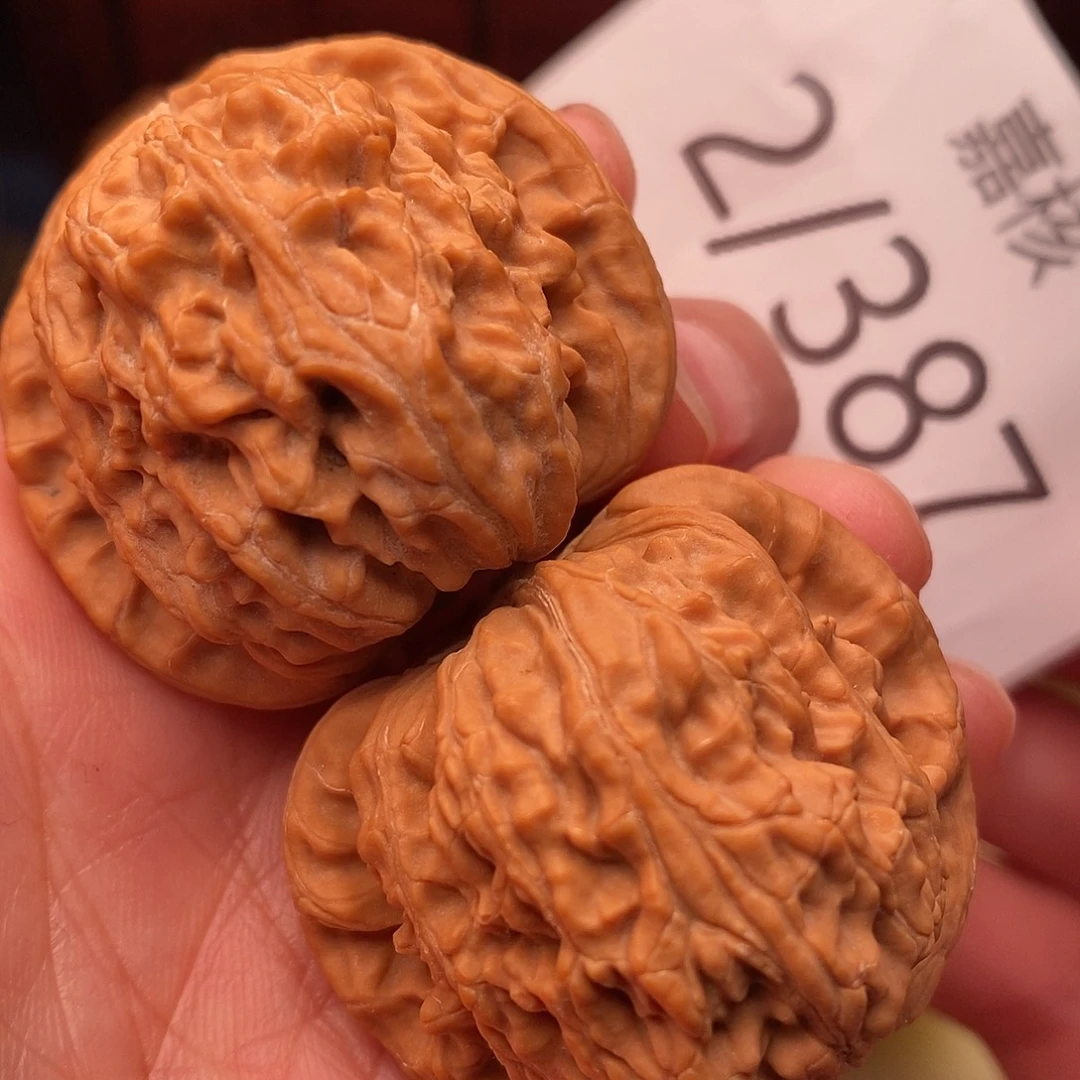 把件文玩核桃38白狮子