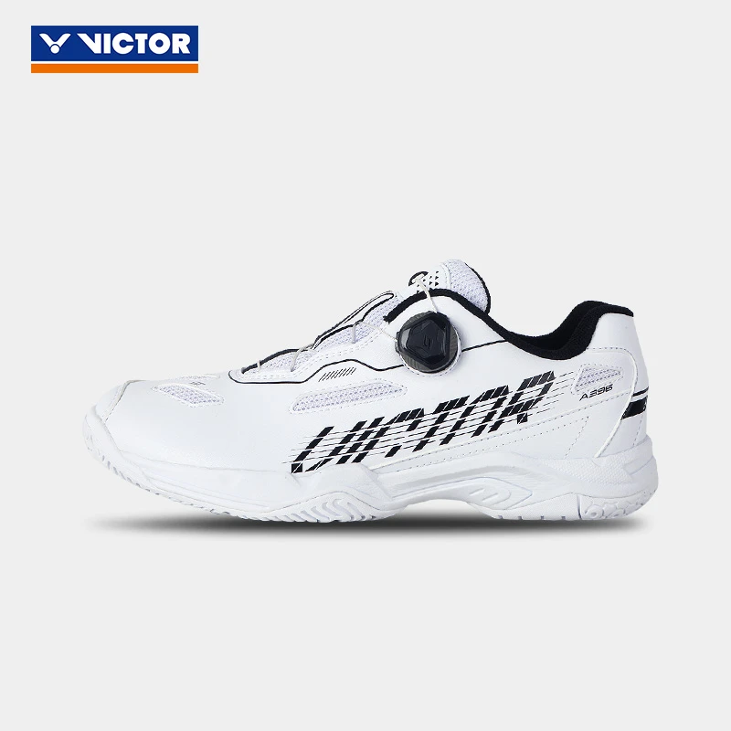VICTOR/威克多胜利A396男女款全面型非黑即白青少年防滑羽毛球鞋
