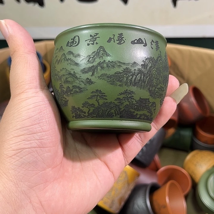 茶杯紫砂全手工紫砂主人杯