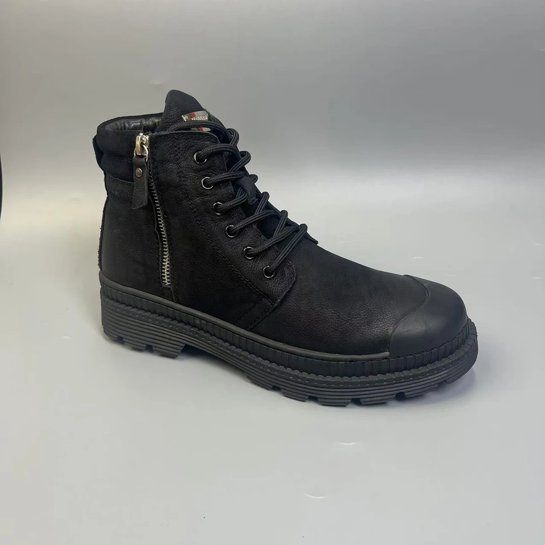 11-14(88347) 秋冬时尚百搭休闲透气牛皮男鞋