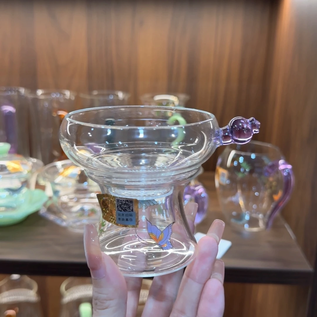 禾器蝶恋花福宁滤网浅紫色