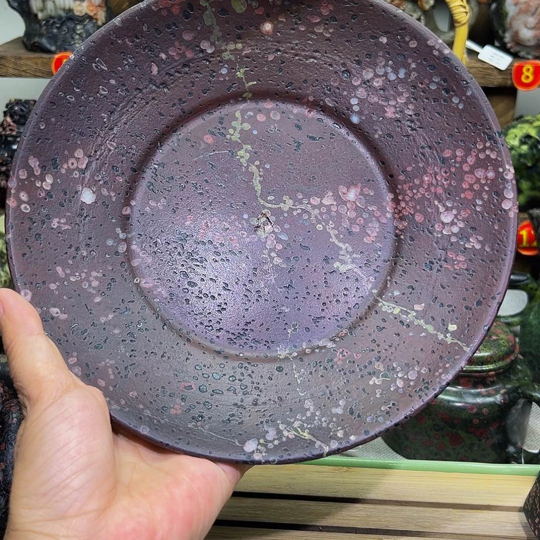 石材梅花玉安山玉微暇19.8