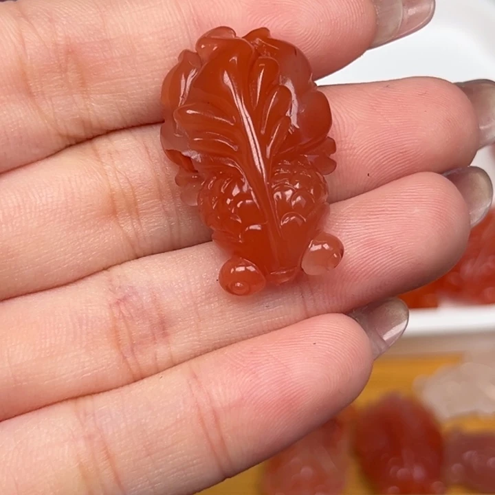 博***拉南红玛瑙未镶嵌吊坠(不含链)