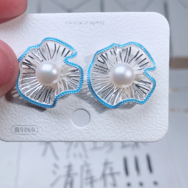 未镶嵌淡水珍珠耳饰