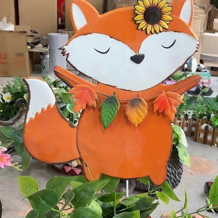 瓷片样品样品样品狐狸花插