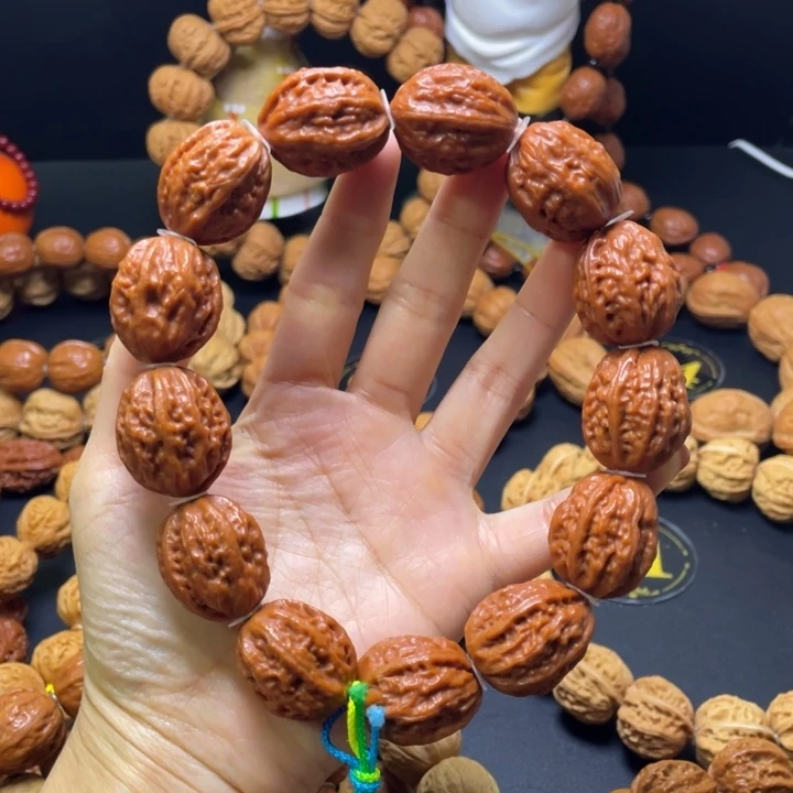手串文玩核桃荔枝纹粗筋