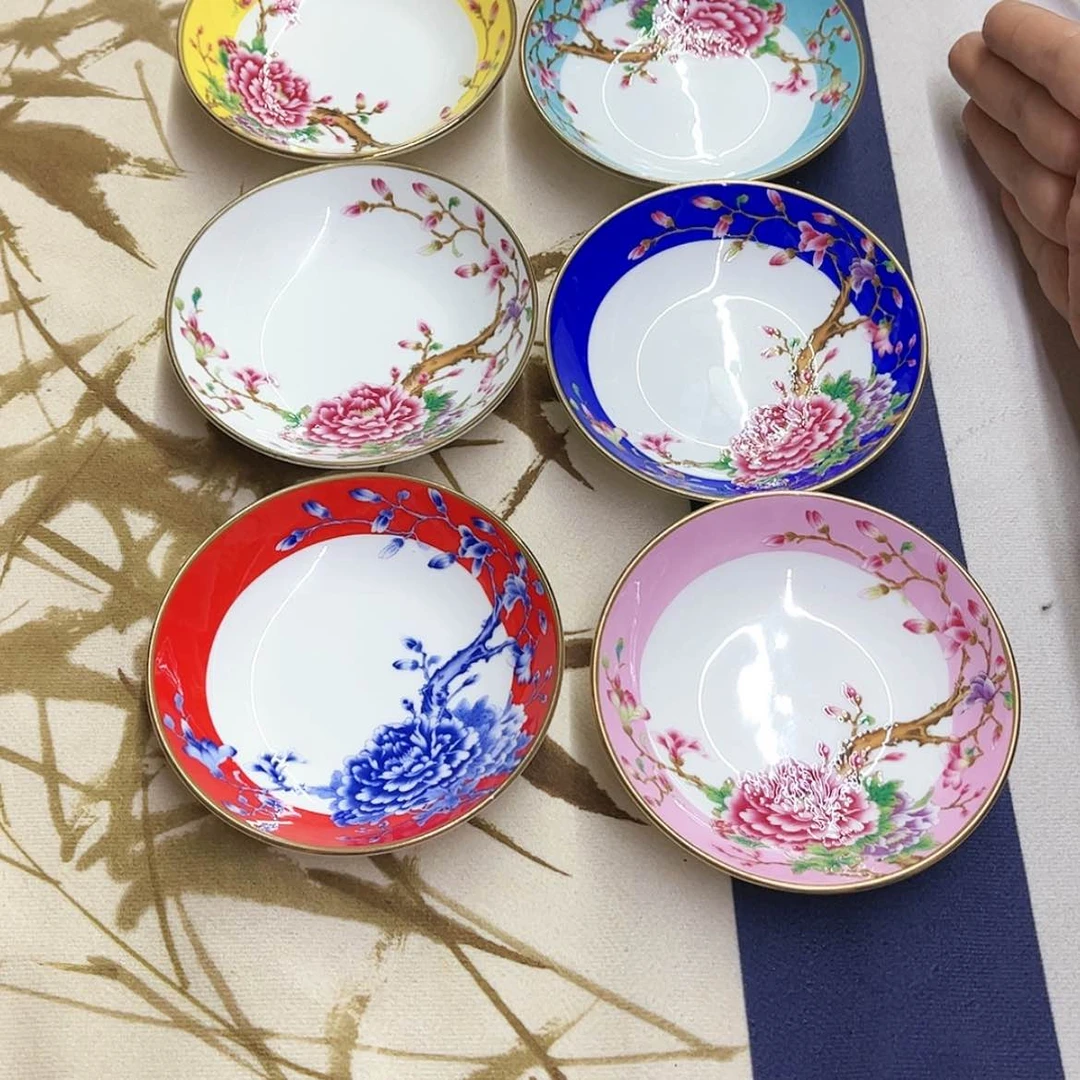 【闪购商品】骨瓷4英寸6混深。。。。。