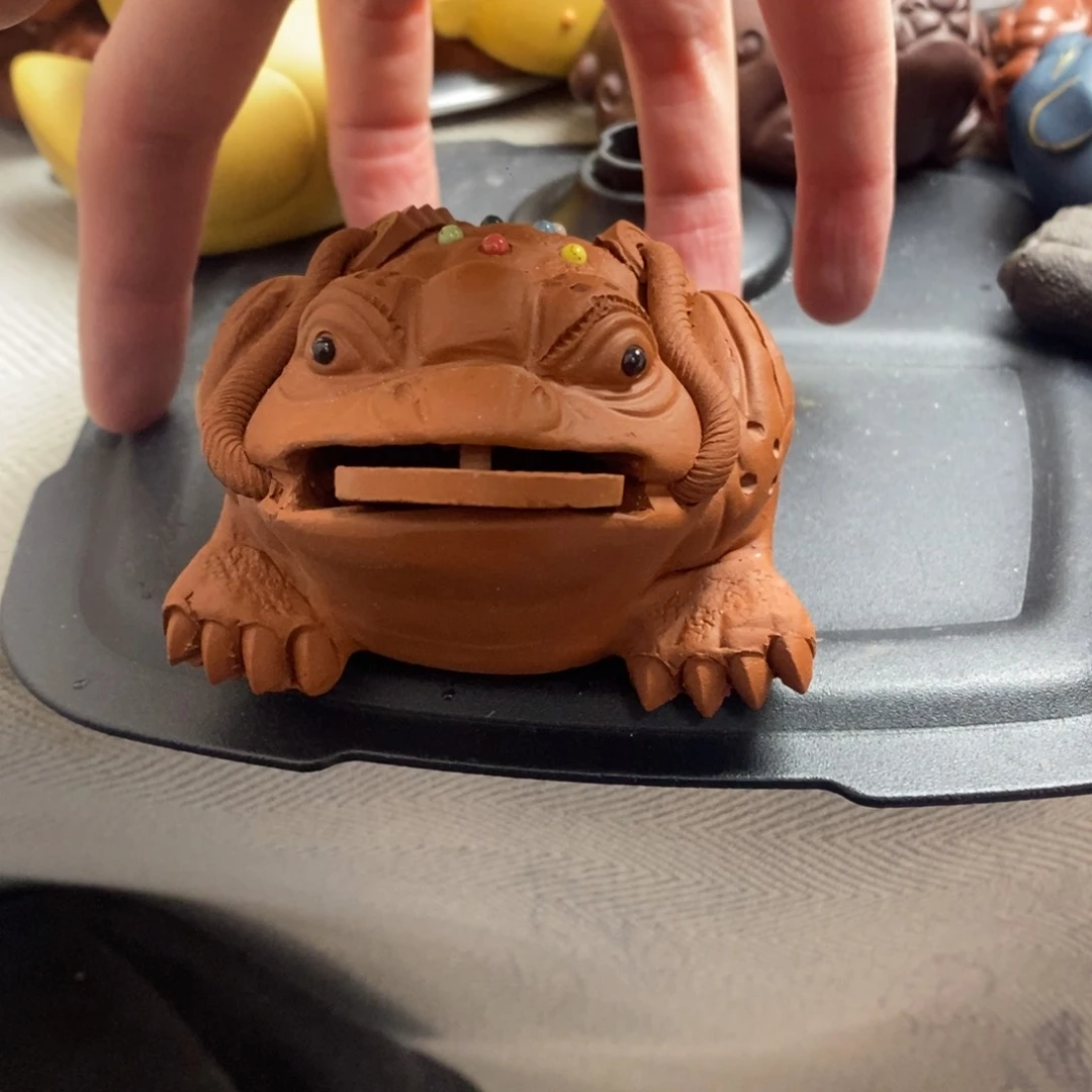 【闪购商品】紫砂茶宠爱****孩紫砂瑕疵