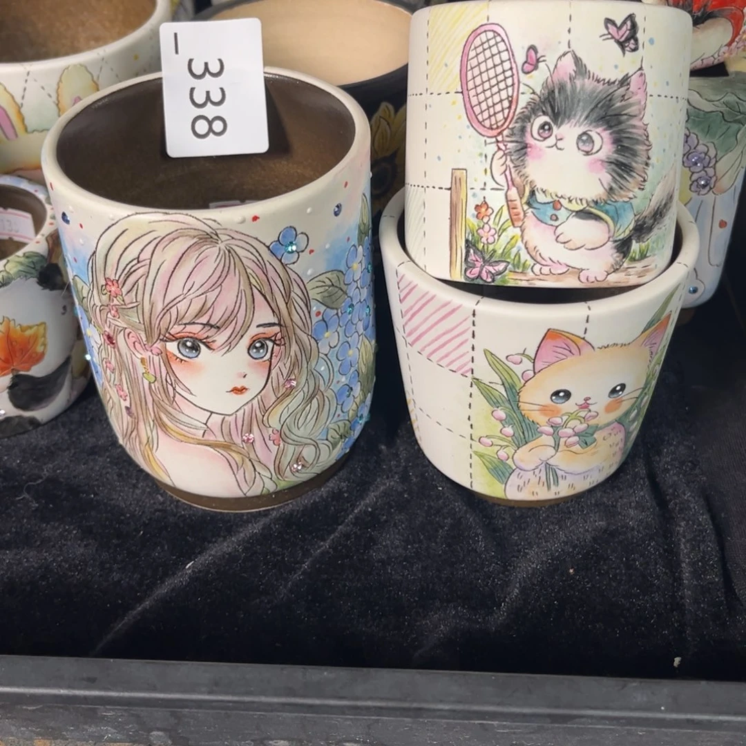 吹***叭338多肉花盆208+70+78=356元3个