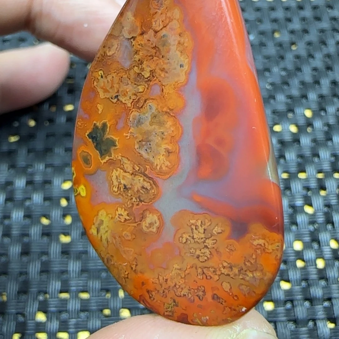 玛瑙/玉髓吊坠未镶嵌福*