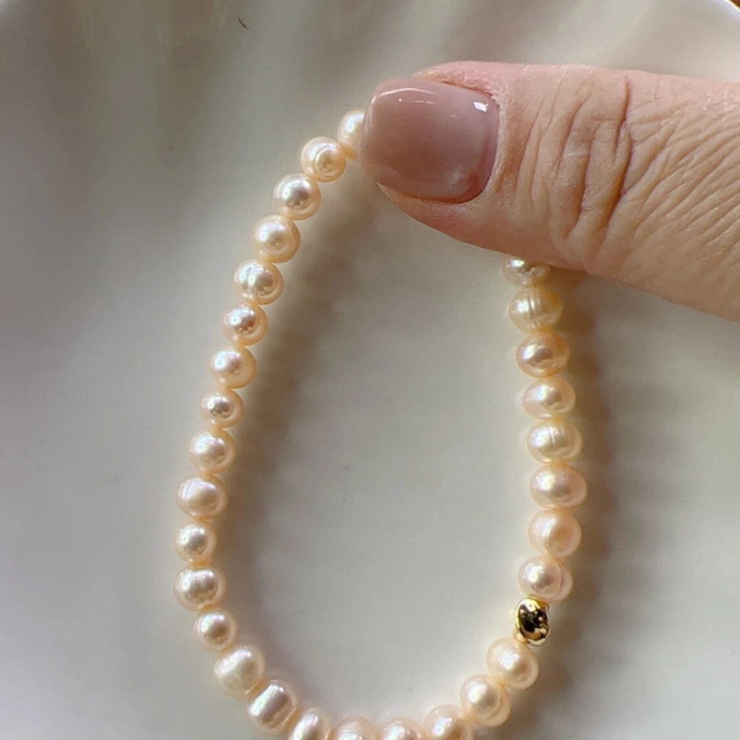 手绳淡水珍珠合金