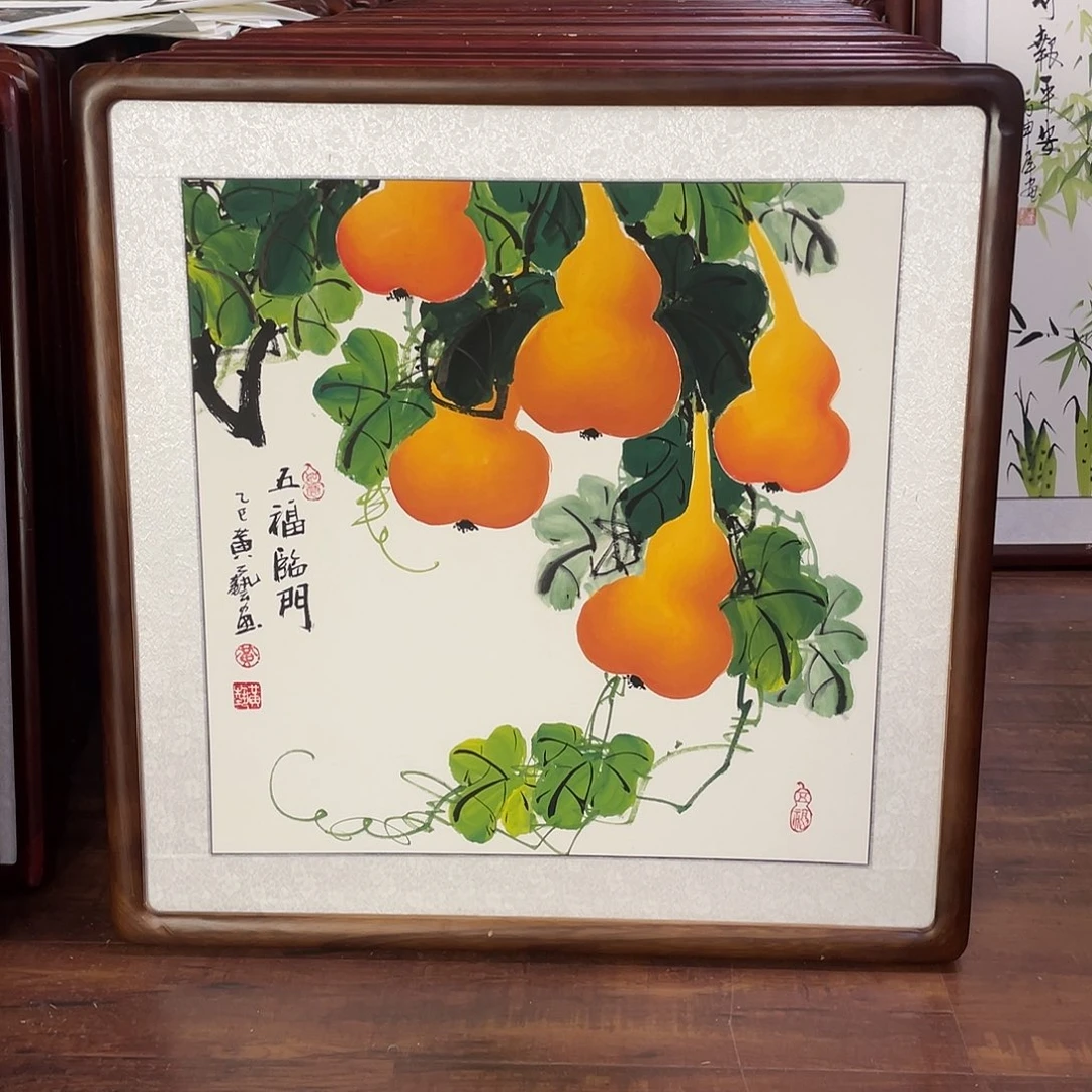 国画带框尺寸63*63厘米