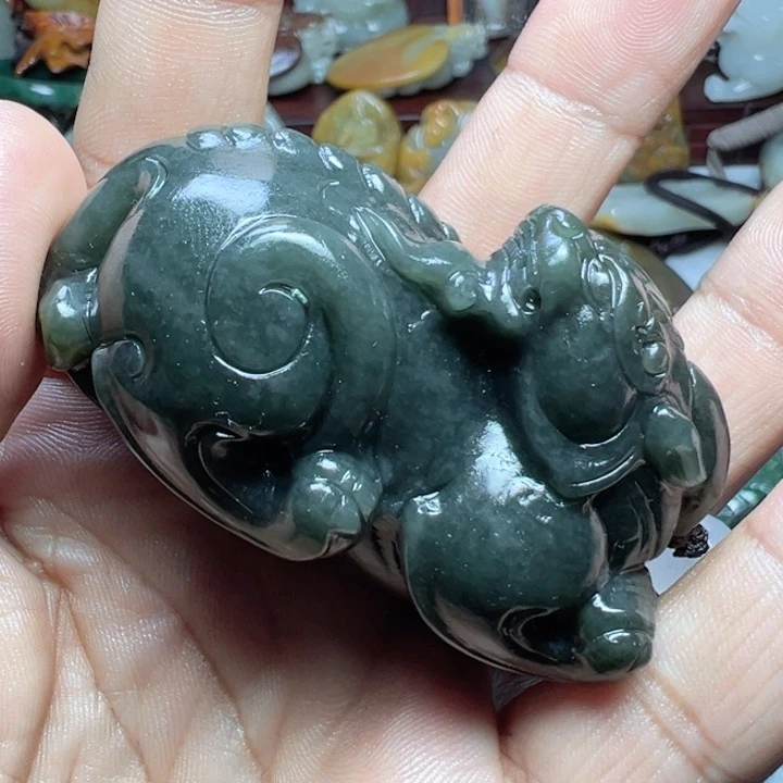 和田玉把件未镶嵌