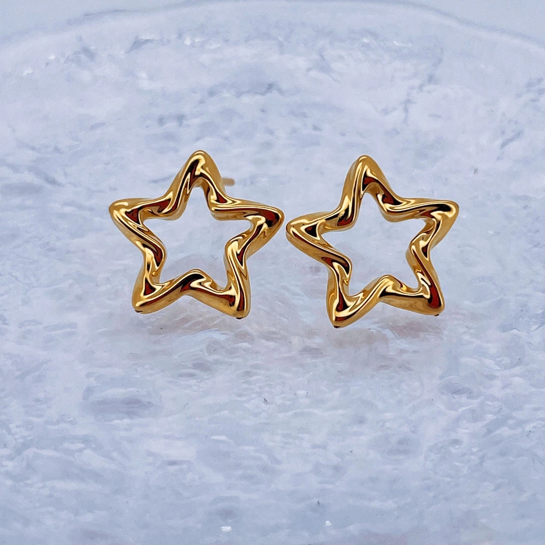足金999黄金五角星金耳钉2.57 2509003801