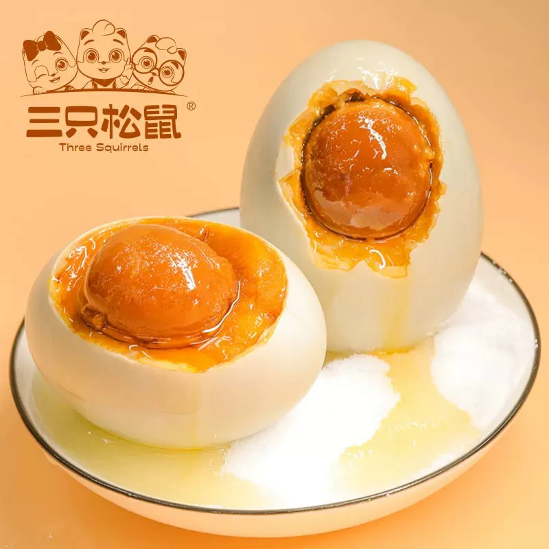 爆油海鸭蛋早餐喝粥