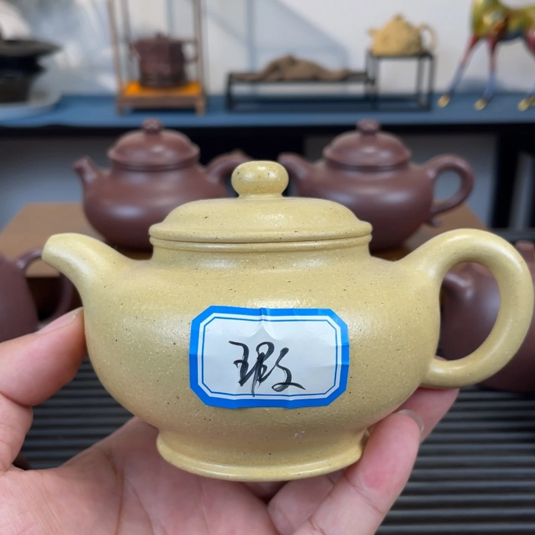 紫砂茶壶本山绿微瑕
