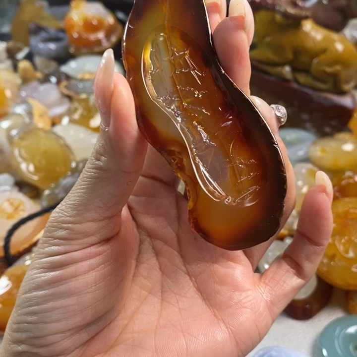 玛瑙/玉髓吊坠(不含链)未镶嵌