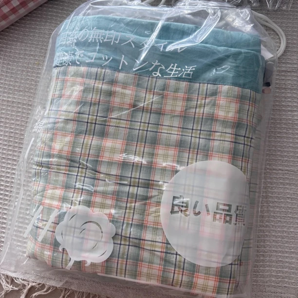 空调被小睡盖坦棉花被防螨幼儿园床品日式双面款凉感