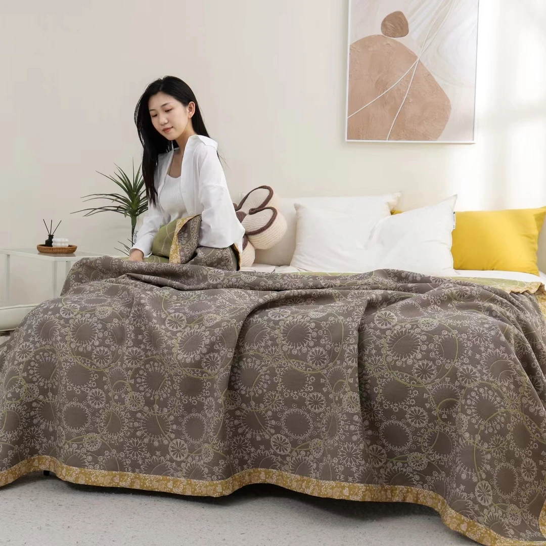 【京かわ会社】奢华冰麻空气层软凉席三件套  星月夜