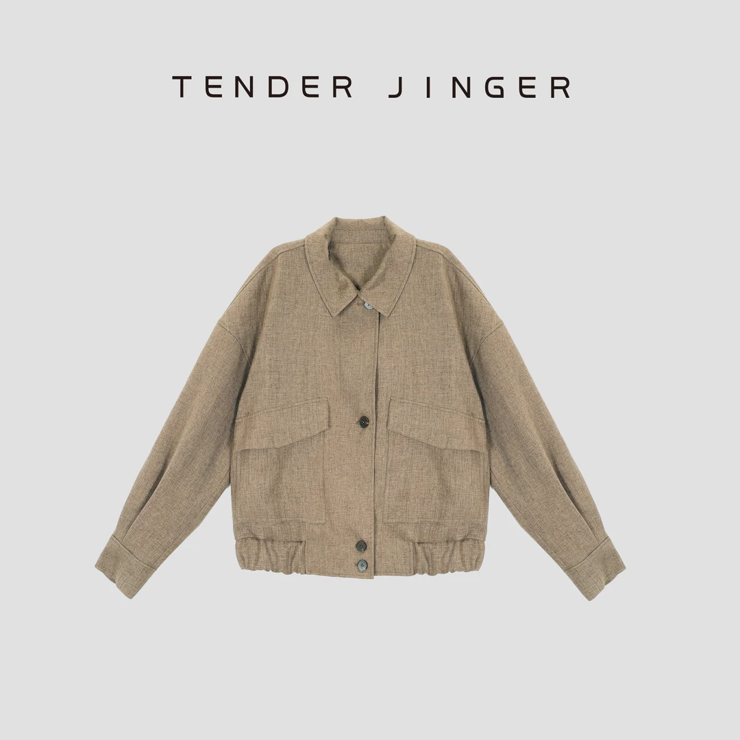 Tender Jinger【黑标】复古飞行夹克短外套T53WM30748