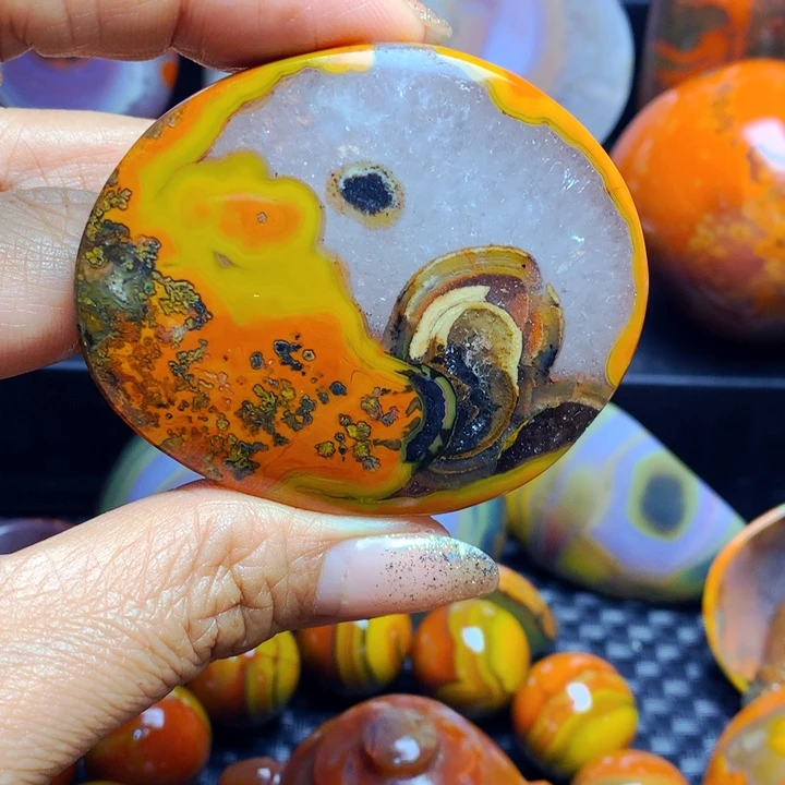 玛瑙/玉髓合金颈饰