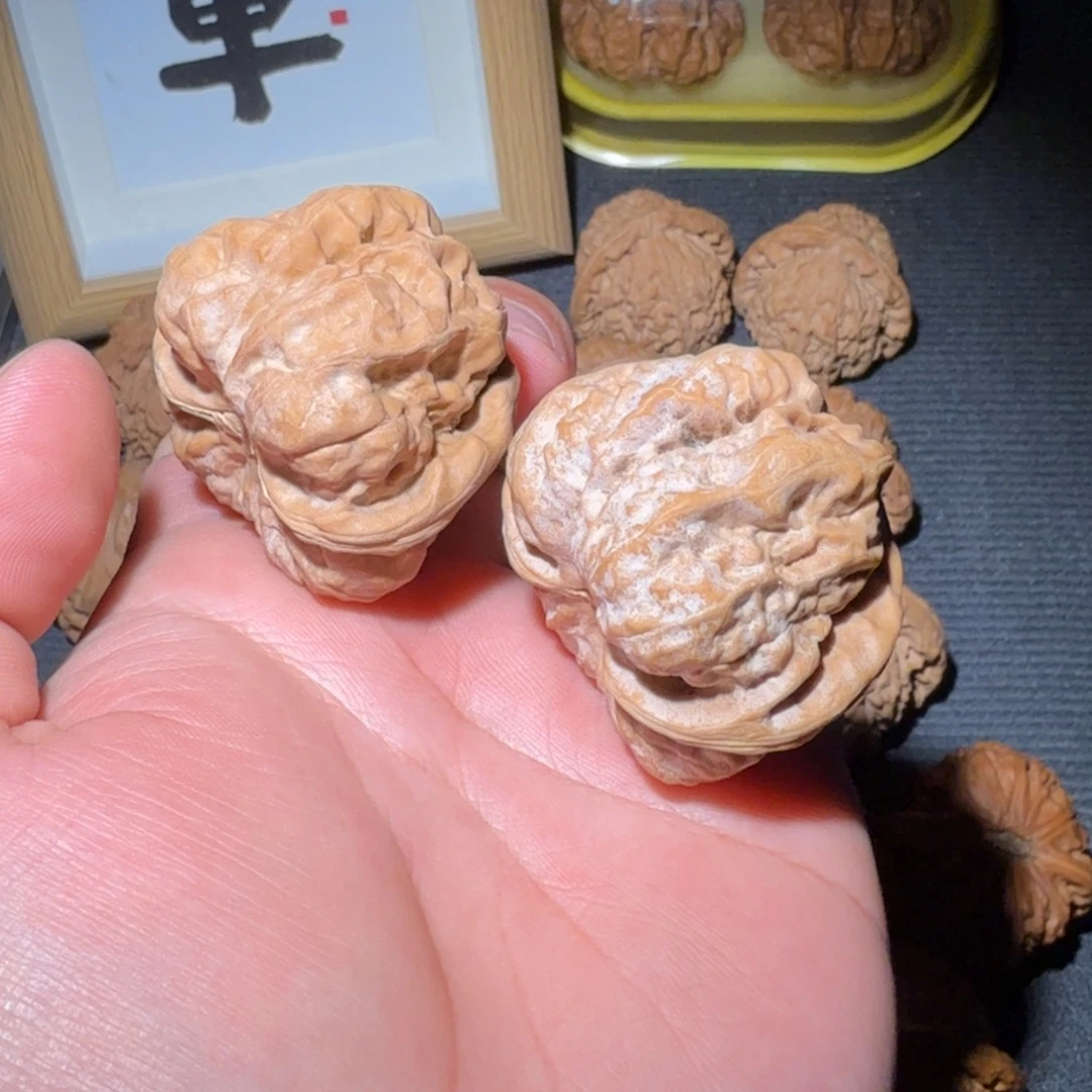 文玩核桃把件40蛤蟆头