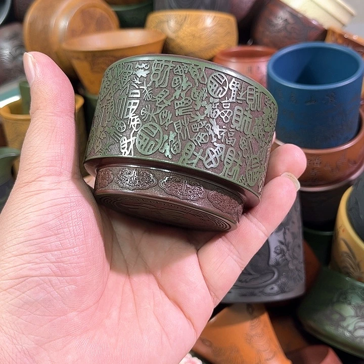 茶杯紫砂全手工紫砂主人杯