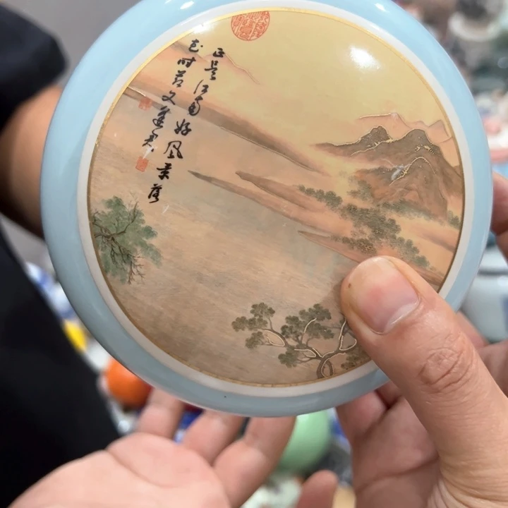 瑕疵福利品陶瓷茶叶罐介意勿拍