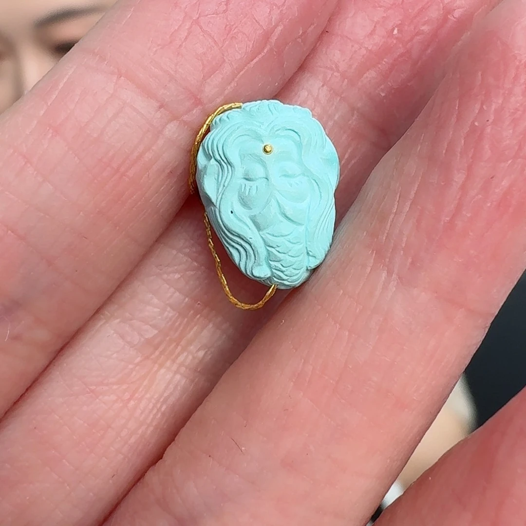 绿松石珠宝奇石未镶嵌