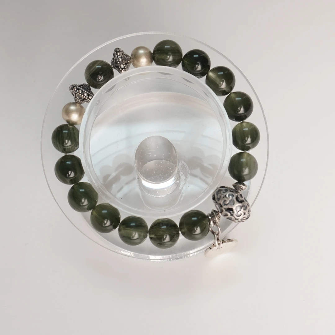 「蒸蒸日上」兔毛水晶手串