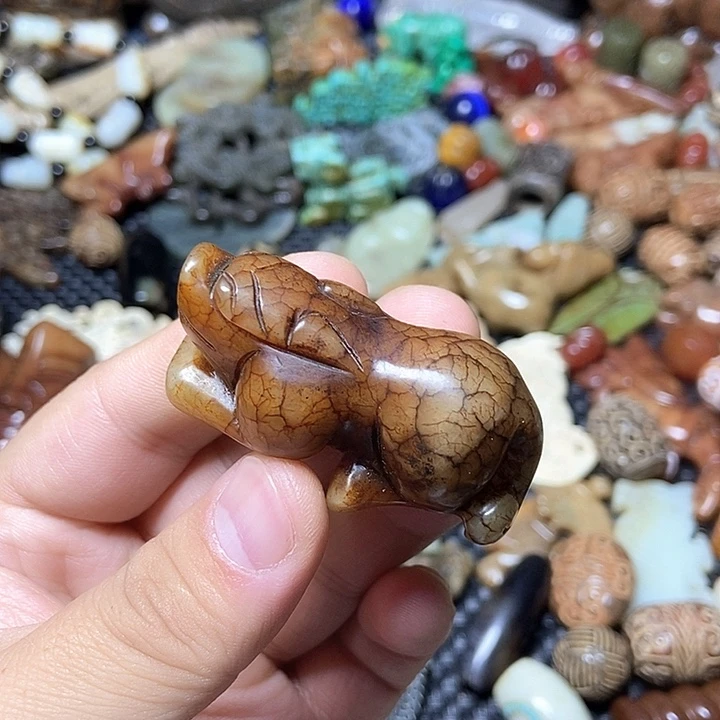 和田玉未镶嵌颈饰176