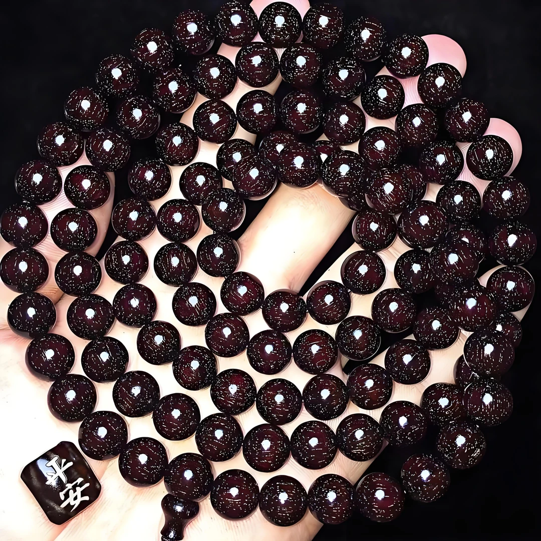 博物馆监制正宗印度小叶紫檀1.0*108颗古树老料