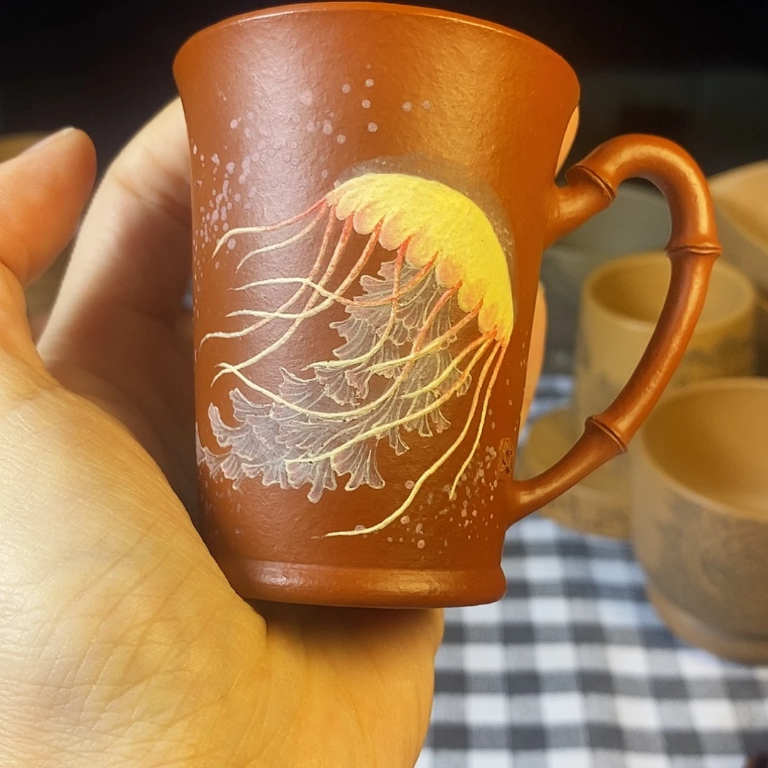 紫砂茶杯宜兴紫砂杯